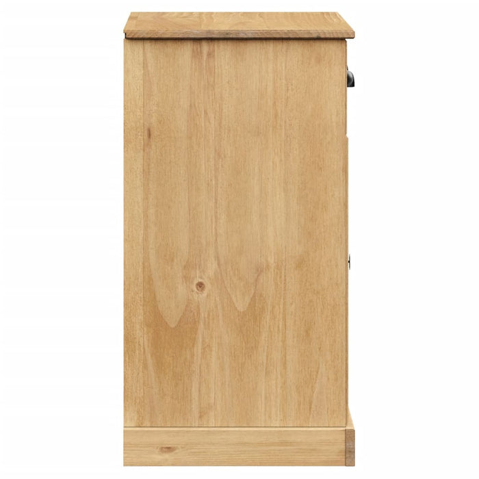 Credenza con Cassetti VIGO 78x40x75cm Legno Massello Pino 353202