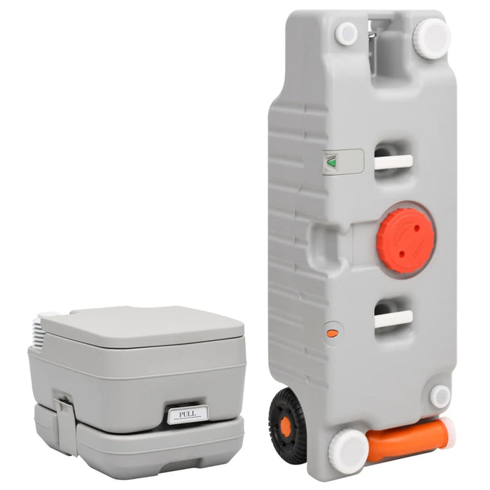 Set Toilette da Campeggio Portatile e Tanica d'Acqua 3186655