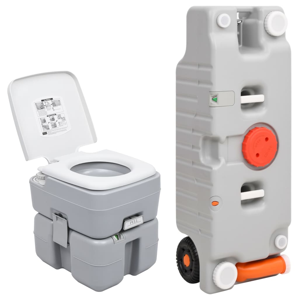 Set Toilette da Campeggio Portatile e Tanica d'Acqua 3186660