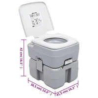 Set Toilette da Campeggio Portatile e Tanica d'Acqua 3186660