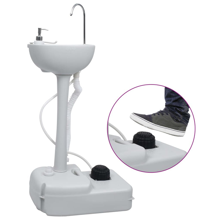 Set Toilette da Campeggio Portatile e Supporto Lavamani 3186664