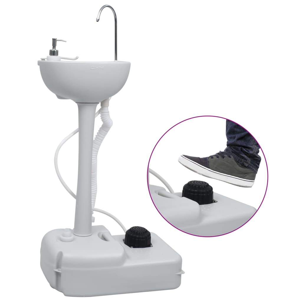 Set Toilette da Campeggio Portatile e Supporto Lavamani 3186665