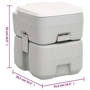 Set Toilette da Campeggio Portatile e Supporto Lavamani 3186665