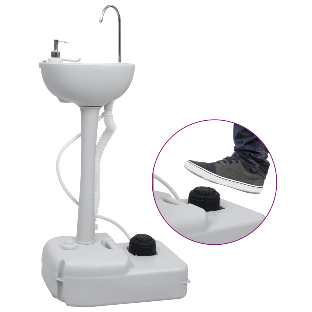 Set Toilette da Campeggio Portatile e Supporto Lavamani 3186667