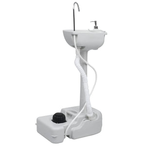 Set Toilette Portatile Campeggio Supporto Lavamani Tanica Acqua 3186671