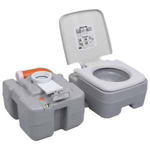 Set Toilette Portatile Campeggio Supporto Lavamani Tanica Acqua 3186677