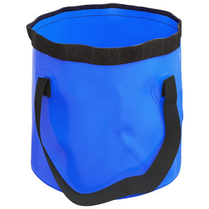 Secchi Pieghevoli 2 pz Blu 30 L in PVC 364311