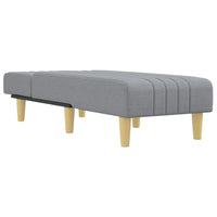 Chaise Longue in Tessuto Grigio Chiarocod mxl 94637