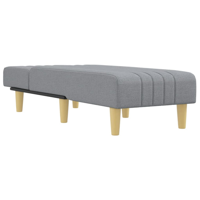 Chaise Longue in Tessuto Grigio Chiarocod mxl 94637