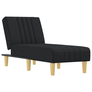 Chaise Longue in Tessuto Nero 352824