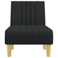 Chaise Longue in Tessuto Nero 352824