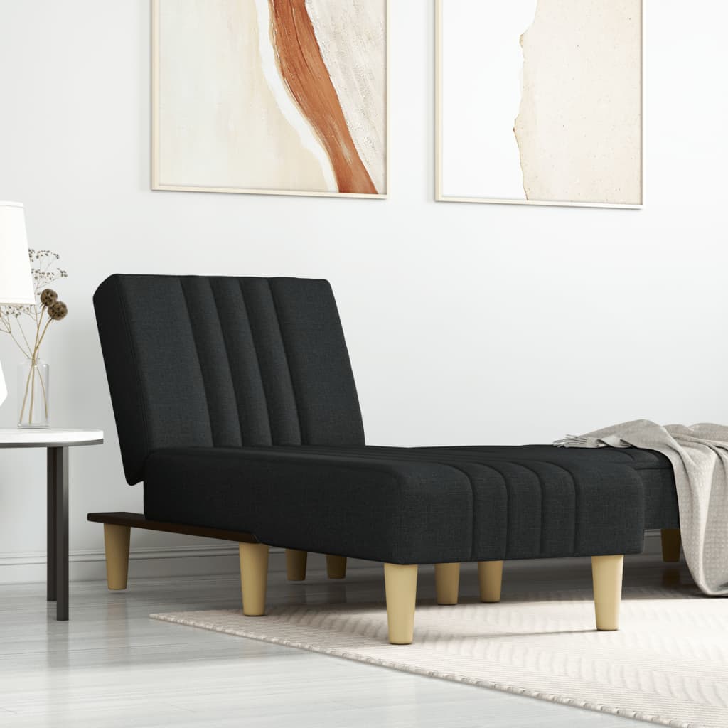 Chaise Longue in Tessuto Nerocod mxl 70640