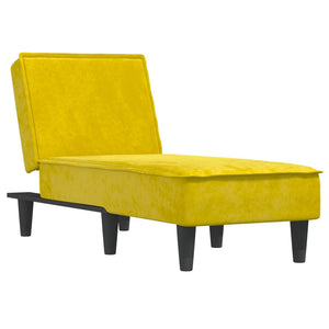 Chaise Longue in Velluto Giallocod mxl 70642