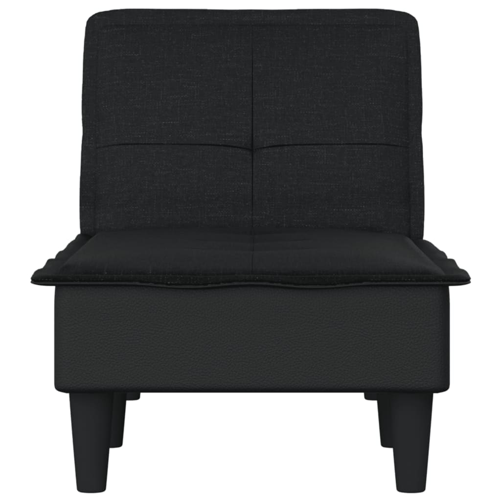 Chaise Longue in Tessuto Nero 352842