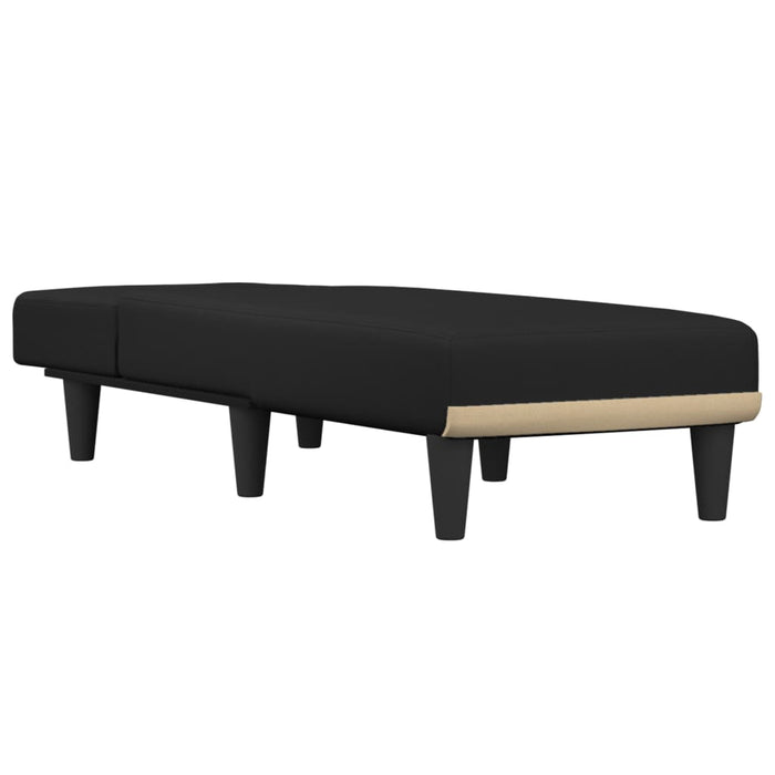 Chaise Longue in Tessuto Nero 352855