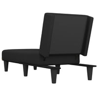 Chaise Longue in Tessuto Nero 352855