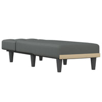 Chaise Longue in Tessuto Grigio Scurocod mxl 118600