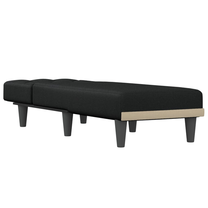 Chaise Longue in Tessuto Nero 352858