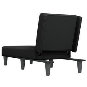 Chaise Longue in Tessuto Nero 352858