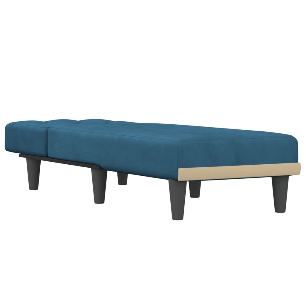 Chaise Longue in Velluto Blucod mxl 95449