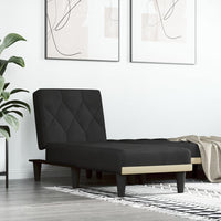 Chaise Longue in Velluto Nero 352863