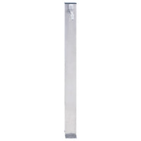 Colonna d'Acqua da Giardino 60 cm Acciaio Inox Quadrato 364497