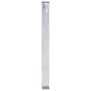 Colonna d'Acqua da Giardino 60 cm Acciaio Inox Quadrato 364497