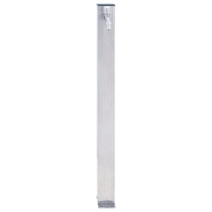 Colonna d'Acqua da Giardino 80 cm Acciaio Inox Quadratocod mxl 73098