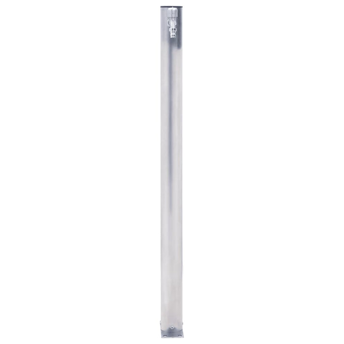 Colonna d'Acqua da Giardino 40 cm Acciaio Inox Rotonda 364500