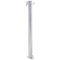 Colonna d'Acqua da Giardino 40 cm Acciaio Inox Rotonda 364500