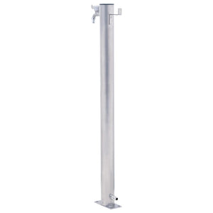 Colonna d'Acqua da Giardino 60 cm Acciaio Inox Rotonda 364501