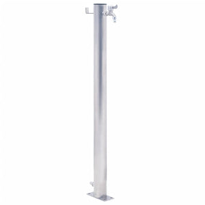 Colonna d'Acqua da Giardino 80 cm Acciaio Inox Rotonda 364502