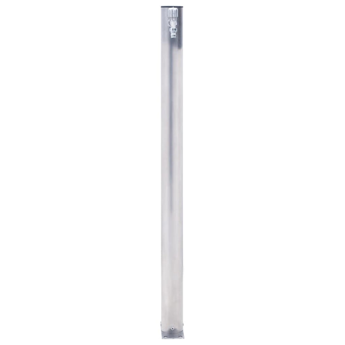 Colonna d'Acqua da Giardino 80 cm Acciaio Inox Rotonda 364502