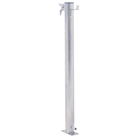 Colonna d'Acqua da Giardino 80 cm Acciaio Inox Rotonda 364502