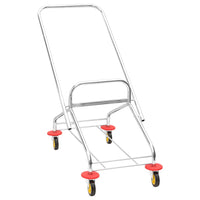 Carrello Pulizie con Secchi e Strizzatoio PP e Acciaio Cromato 154462