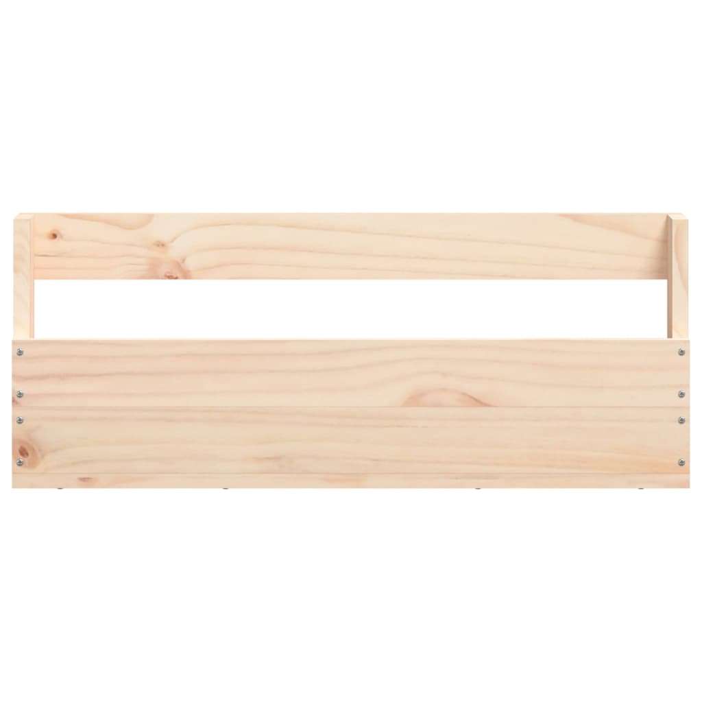 Scarpiere a Parete 2 pz 59x9x23 cm Legno Massello di Pino 833273