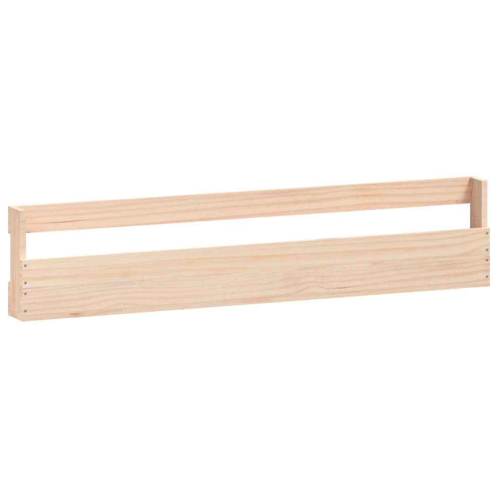 Scarpiere a Parete 2 pz 110x9x23 cm Legno Massello di Pino 833275