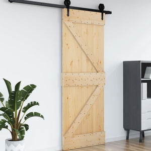 Porta 70x210 cm in Legno Massello di Pino 154427