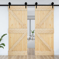 Porta NARVIK 95x210 cm in Legno Massello di Pinocod mxl 106878