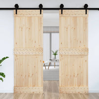 Porta NARVIK 80x210 cm in Legno Massello di Pinocod mxl 129461