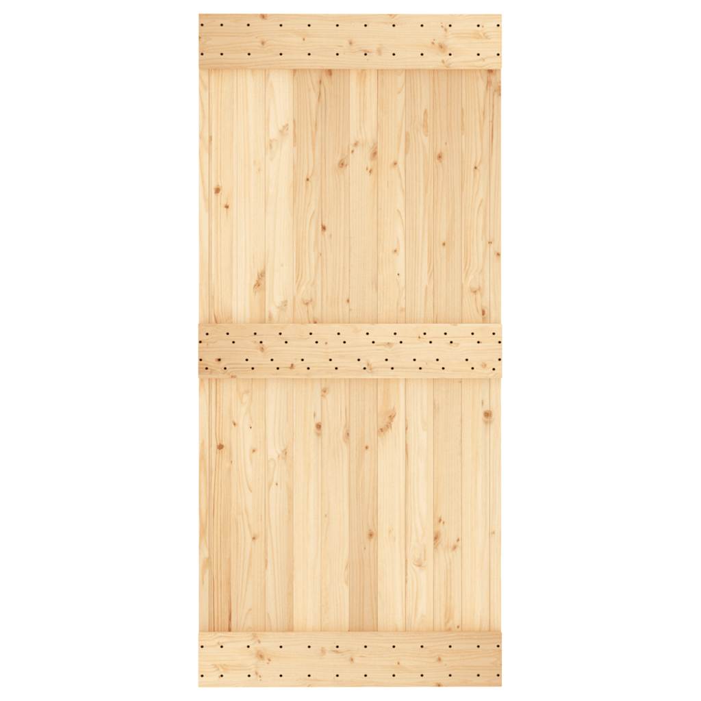 Porta 95x210 cm in Legno Massello di Pino 154434