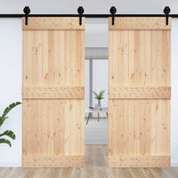 Porta NARVIK 100x210 cm in Legno Massello di Pinocod mxl 79552