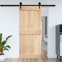 Porta NARVIK 100x210 cm in Legno Massello di Pinocod mxl 79552