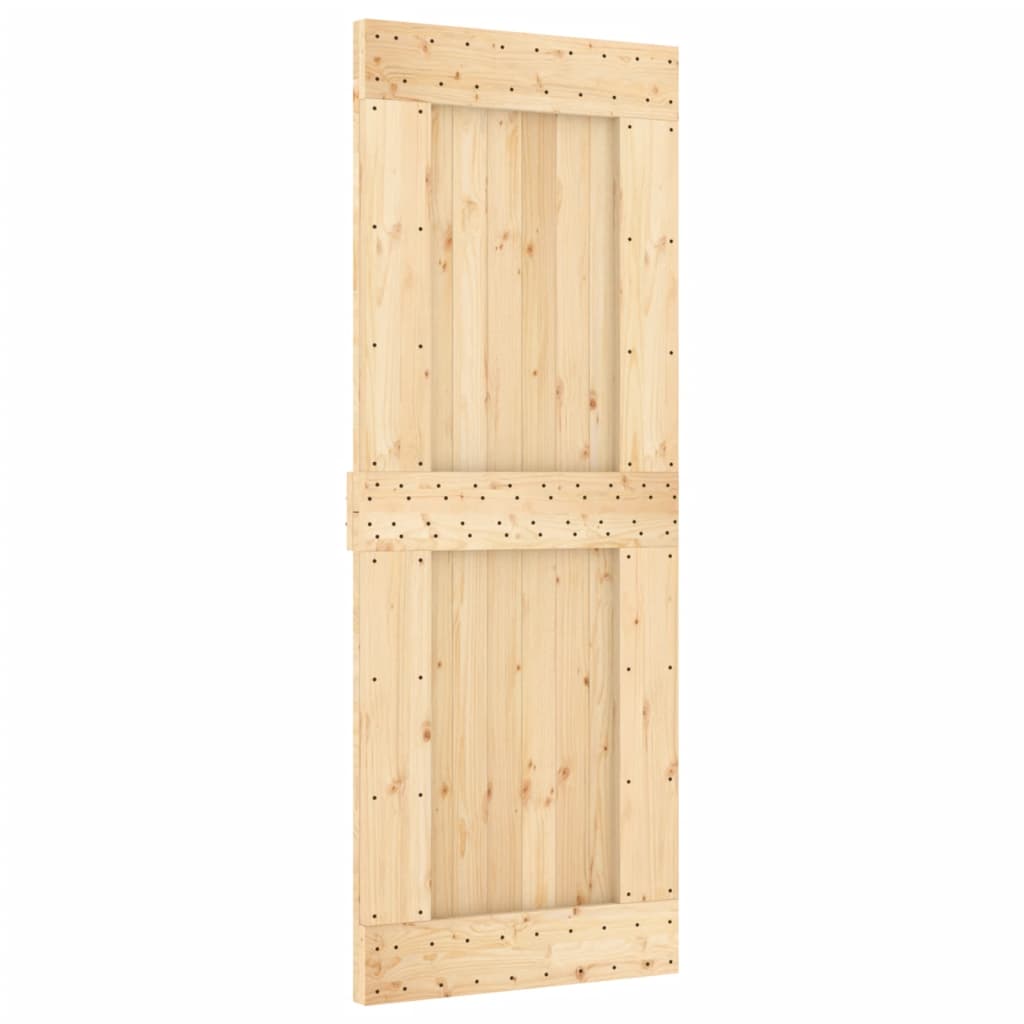 Porta 80x210 cm in Legno Massello di Pino 154437