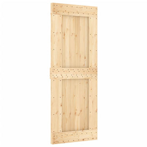 Porta 80x210 cm in Legno Massello di Pino 154437