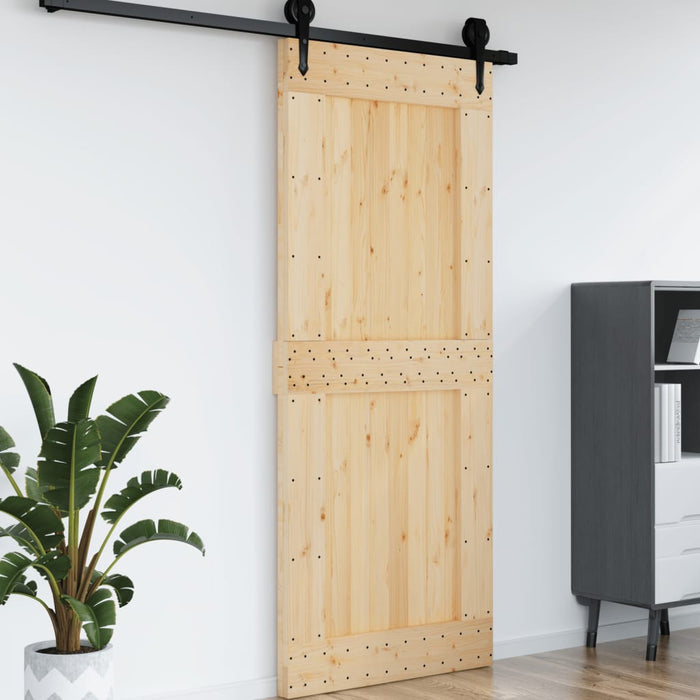 Porta 95x210 cm in Legno Massello di Pino 154440