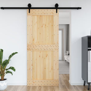 Porta 95x210 cm in Legno Massello di Pino 154440