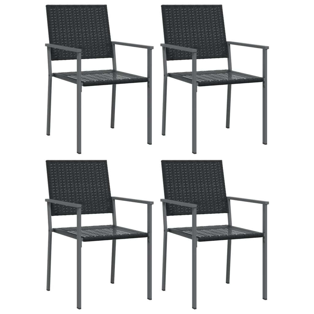 Set da Pranzo da Giardino 5 pz in Polyrattan e Acciaio 3187011