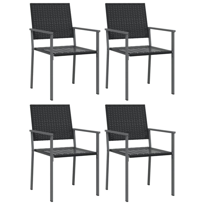 Set da Pranzo da Giardino 5 pz in Polyrattan e Acciaio 3187023