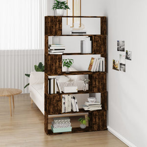 Libreria/Divisorio Rovere Fumo 100x24x188 cm 3187603